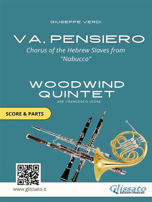 cover image of "Va, pensiero" for Woodwind Quintet score & parts